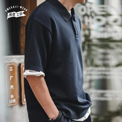 Maden Short Sleeve Polos For Men