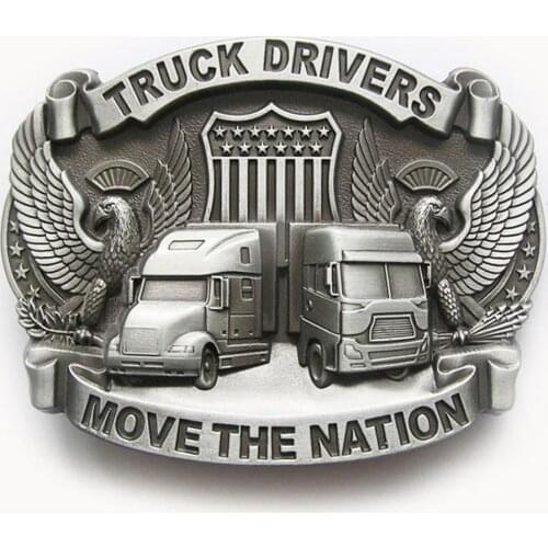 New Vintage Truck Driver Belt Buckle also Stock in US Gurtelschnalle Boucle de ceinture BUCKLE-3D044AS