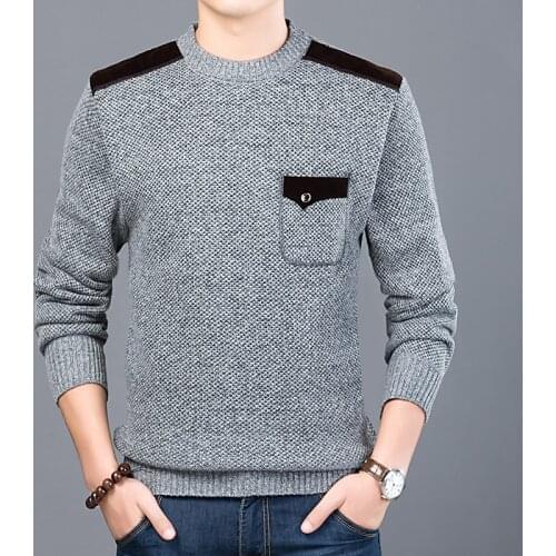 2021 New Fashion Brand Sweater For Mens Pullovers Slim Fit Jumpers Knitwear O-Neck Autumn Korean Style Casual Clothing Male