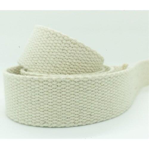 New 30mm10 meter Beige Canvas Ribbon Belt Bag Webbing/Label Ribbon/Bias Binding Tape Diy Craft Projects Garment Accessories