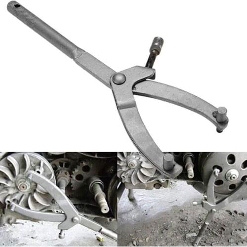 New Wrench Flywheel Clutch Holder Remover Puller Adjustable Motorcycle ATV Scooter Spanner Durable Y-type Repairing Tools