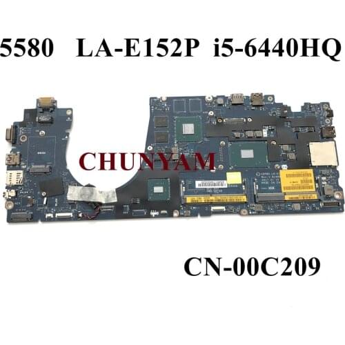 NEW LA-E152P w/ i5-6440HQ 2GB FOR Dell Latitude 15 E5580 5580 Laptop Notebook Motherboard CN-00C209 0C209 Mainboard 100% Tested