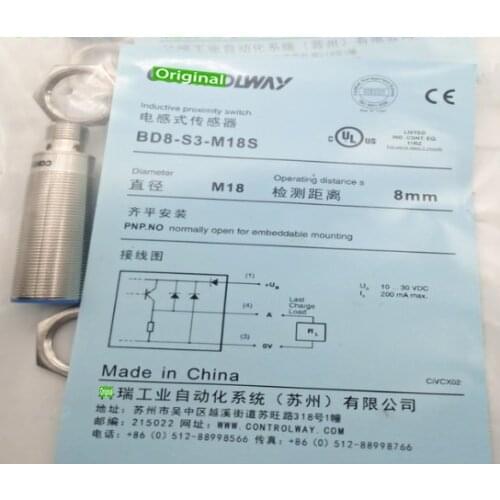 New And Original Sensor bd8-s3-m18s Spot Photo, 1-Year Warranty