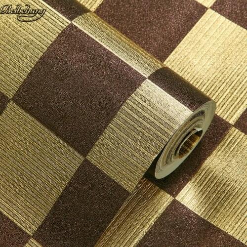 Beibehang Gold foil mosaic wallpaper KTV kitchen warm bedroom living room sofa TV background wallpaper