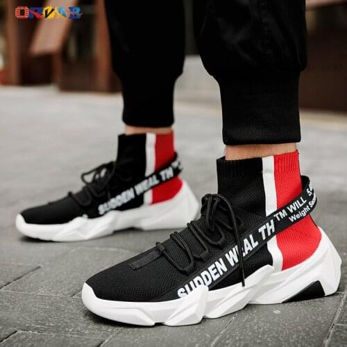 ORVAB Mens Breathable Sneakers