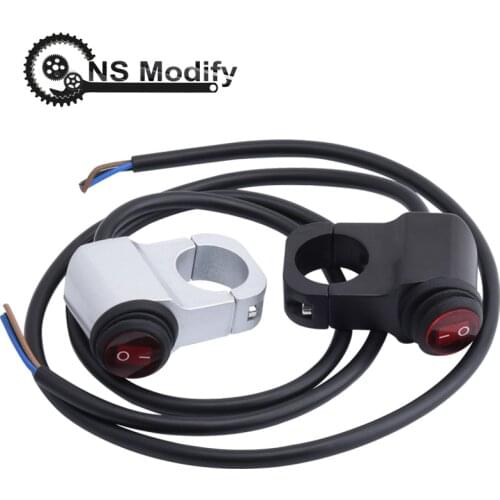 NS Modify 12V Motorcycle Scooter Headlight Switches 7/8 inch Handlebar Mount Signal Lamp Switch Waterproof Turn Signal Switch