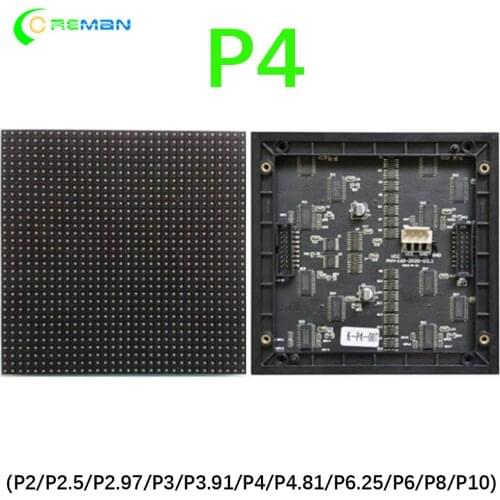 HD SMD P4 Full Color LED Display Module 32x32 Dot Matrix LED Panel High Fresh Rate P4.81 P3.91 P4 LED Module