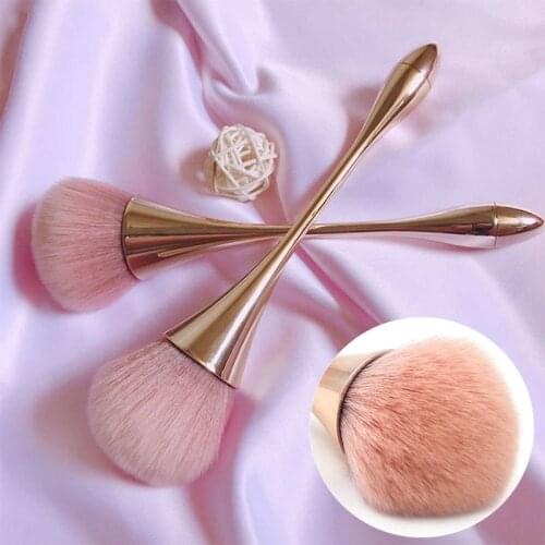 Professional Make Up Brush Rose Gold Powder Blush Brush Large Cosmetic Face Cont Cosmetic Face Cont brocha colorete Make Up Tool