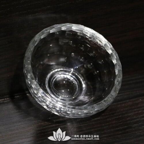Water purification crystal supply cup holy water supply bowl in front of Buddha for cup Tantrism eight