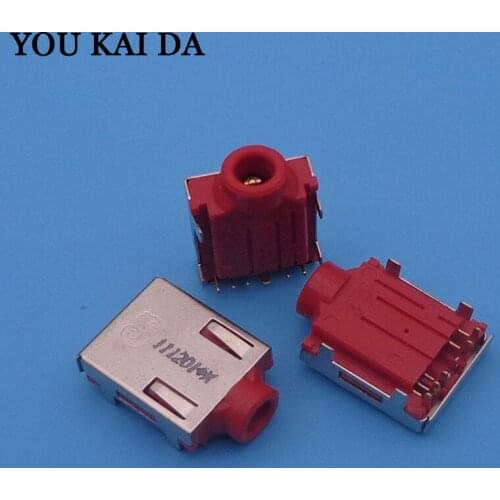 Laptop 3.5mm audio jack notebook connector for LENOVO DELL HP ACER TOSHIBA ASUS Gateway notebook 3.5 headphone jack red