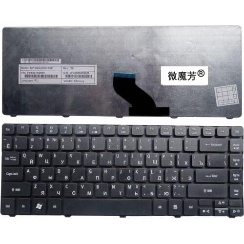 RU For ACER 4736 4736zG 4736G 4738ZG 4746 4739Z 3820TG 3810TG 3810T 4750G 4743G 5942 5942G 3810 Laptop Keyboard Russia New Black