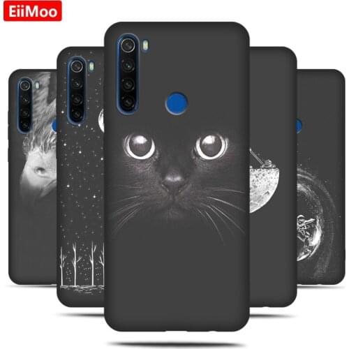 EiiMoo Silicone Phone Case For Xiaomi Redmi Note 8T Case Cartoon Matte Soft Back Cover For Xiomi Redmi Note 8 T Note8T Pro Case
