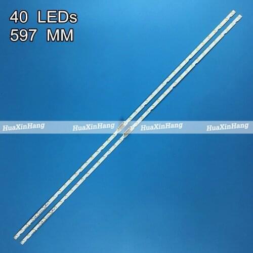 LED Strip 40 Leds For AOT_55_NU7300_NU7100_2x40_3030C BN96-45913A 15485A UN55NU7300 UE55NU7105 UE55NU7170U UE55NU7300U STS550AU9