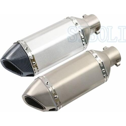 Universal Motorcycle FOR SUZUKI Exhaust Muffler Pipe Escape Modified Scooter Racing Bike 6 COLORS AK196