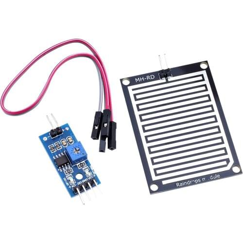 1set/lot Snow/Raindrops Detection Sensor Module Rain Weather Module Humidity For Arduino