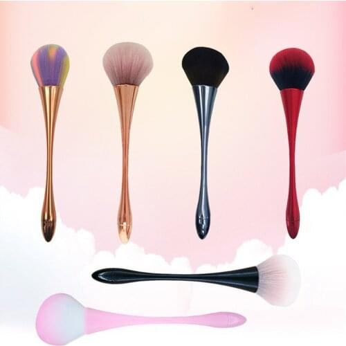 1PC Dust Powder Brushes Nail Brush Cleaning Remover Nail Art Manicure Soft Cosmetic Brush Acrylic Clean Brush for Nail Care