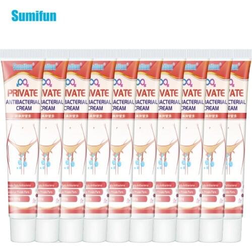 10Pcs Sumifun Remove Odor Antibacterial Cream Dermatitis Psoriasis Eczema Pussy Underarm Armpit Thigh Inside Itch Medical Plaste