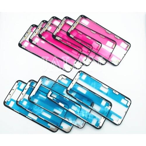 10pcs Frame With Adhesive Sticker For Iphone X Xs Xsmax 12Pro Max 11pro Max Middle Bezel Replacement Repair