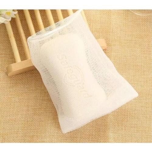 1000pcs/lot Fast shipping 9*15cm Soap Blister Mesh Soap Net Foaming Easy Bubble Mesh Bag Bath & Shower White color SN1328