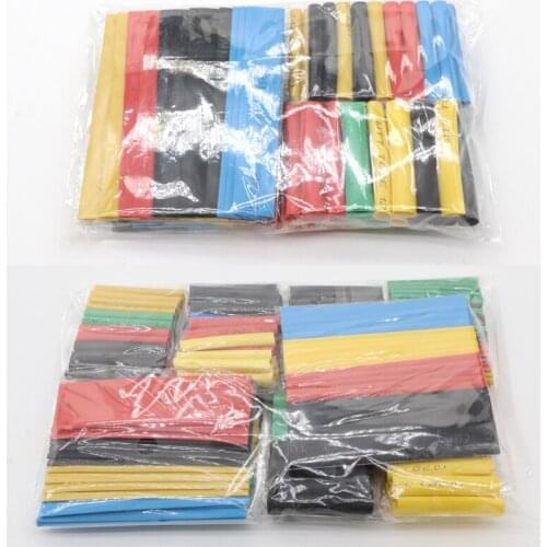 164/328pcs Polyolefin Shrinking Assorted Heat Shrink Tube Set Wire Cable Insulated Sleeving Tubing hand tools Kit