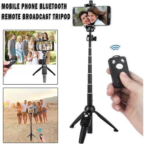 Bluetooth Wireless Selfie Stick 360 Degree Rotating Portable Foldable Remote Control Tripod Compatible With Most Cell Phone
