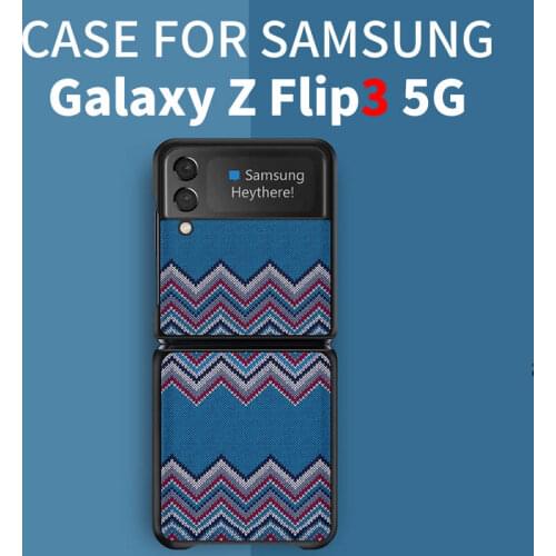 For Samsung Galaxy Z Flip3 Case, Galaxy Z Flip 3 Case. Pu Material Protective Cover
