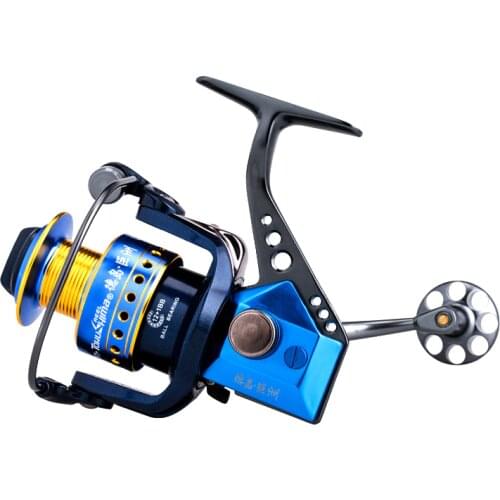 Tokushima LZ series Fishing Reel Spinning Fishing Reel Full Metal 12+1 Ball Bearings Gear Ratio 4.9:1/5.5:1 Fishing Tackle