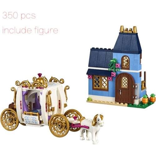 Princess Cinderella Carriage Bricks The Enchanted Evening Set Boy girl friends Building Blocks Figures Toys birthday Gifts
