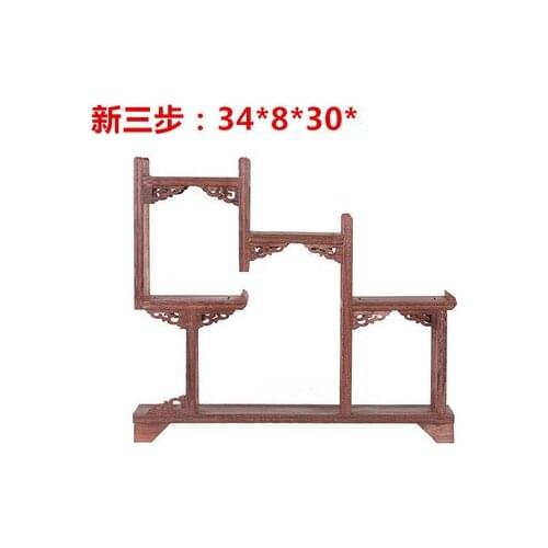 Beautiful Chinese Classical Wenge Chicken Wing Wood Decorated Shelf , Used For Place Little Items