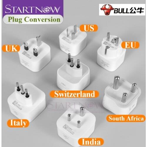 Laser Bull Traveler Plug Adapter EU US UK Charger Power Plug Adapter Converter Wall Plug Home