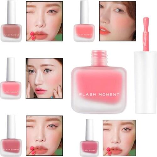10ML Liquid Blush Palette Matte Cosmetics Repair Bright Skin Matte Face Contour Shadow Cheek Blusher Cream Korean Makeup TSLM2