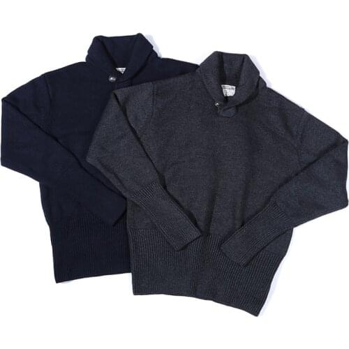 New Spring Autumn Lapel Navy Wool Pullover Outdoor Camping Hiking Trekking Clothes Sports Training Hunting Fishing Warm Sweater