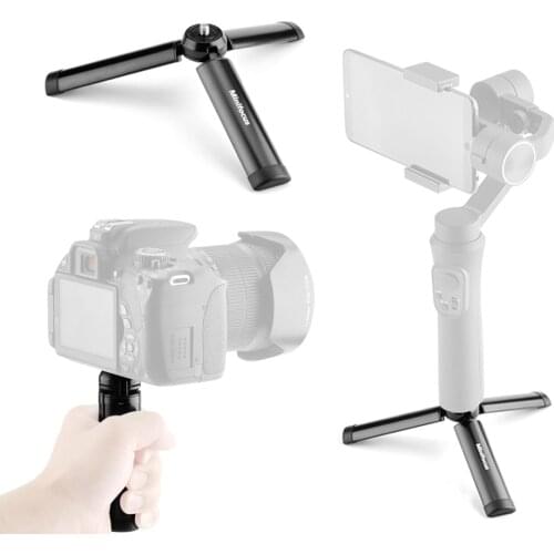 Mini Tripod Folding Desktop Stand Selfie Stick Monopod For Zhiyun Smooth Q 4 X DJI OSMO Mobile 2 3 Phone Gimbal Vlog Handle Grip