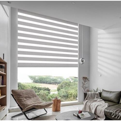 4 Set Manual Zebra Blinds Fabric Code 83019B6