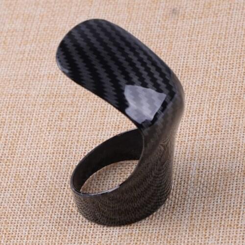 Carbon Fiber Style ABS Car Shift Head Knob Trim Cover Handle Sticker Decoration Fit For LEXUS IS250/350/200T 2014 2015 2016 2017