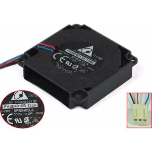 Delta Electronics BFB0405LA BM08 DC 05V 0.09A 40x40x10mm Server Cooling Fan