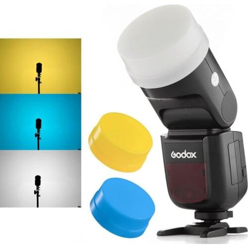 Godox V1 V1-C V1-N V1-S V1-F V1-O V1-P Speedlite Flash White Blue Yellow Diffuser Soft Box Case