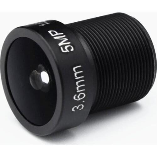 X2pcs 1/2.5" 5MP HD 3.6mm Fixed Iris 128 degrees wide angle IR Board CCTV Lens M12 for CCD IP Camera