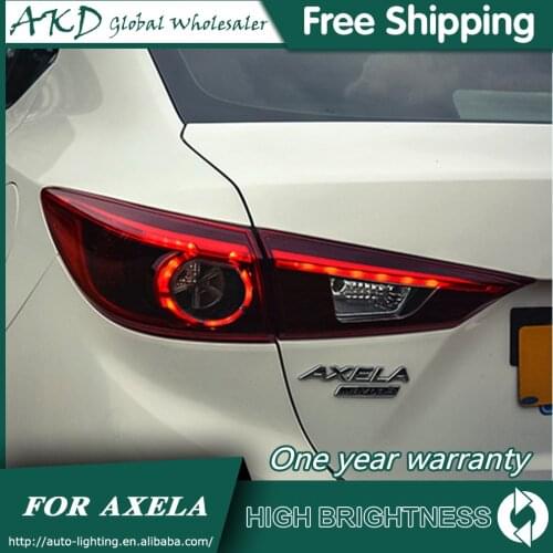 For Car Mazda 3 Tail Lamp 2014-2018 Mazda3 Led Fog Lights DRL Day Running Light Tuning Car Accessories Axela Tail Lights