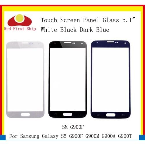 10Pcs/lot Touch Screen For Samsung Galaxy S5 G900F G900M G900A G900T Touch Panel Front Outer S5 G900 LCD Glass Lens Replacement