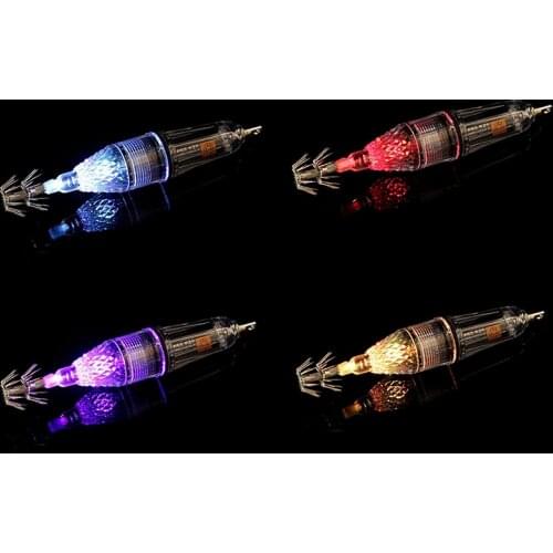 12cm LED Underwater Light Fishing Bait Lures Squid lamp LED Light Waterproof Fishing Lamp Fishing Accessories