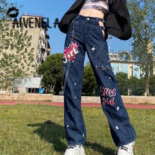 Женские прямые джинсы Aivenela China At AliExpress