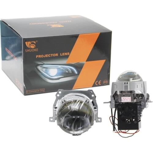 Bedehon 2 PCS 2.5 Bi-LED Retrofit Auto Products Bi Lens Lens LED projector for bmw f02 headlight 520d f10, for wrangler jl