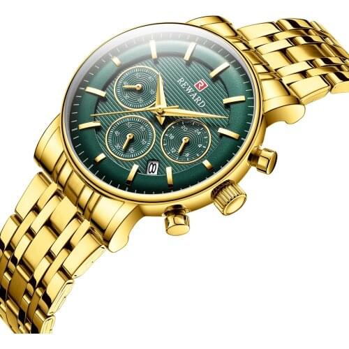 Luxury Watch Women Steel Belt Sports Watches Waterproof Three Eyes Calendar Womens Wrist Watch Small Watch Reloj Mujer Relogio