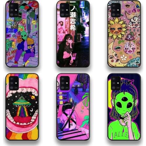 Indie Aesthetic Phone Case For Samsung Galaxy A21S A01 A11 A31 A81 A10 A20E A30 A40 A50 A70 A80 A71 A51