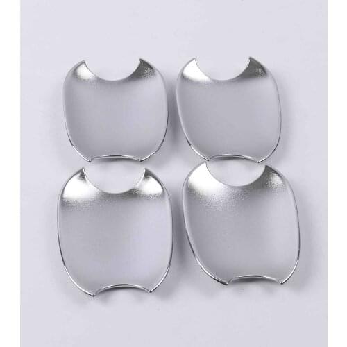 For Hyundai Tucson 2019 2020 Chrome Side Door Handle Cup Bowls Insert Cover Trim Auto Accessories