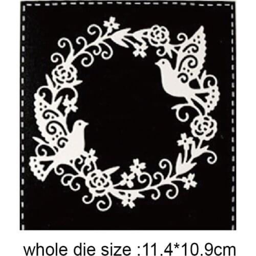 Lace vine bird Metal Cutting Die Stencils for DIY Scrapbooking Album Decorative Embossing Hand-on Paper Craft Cards