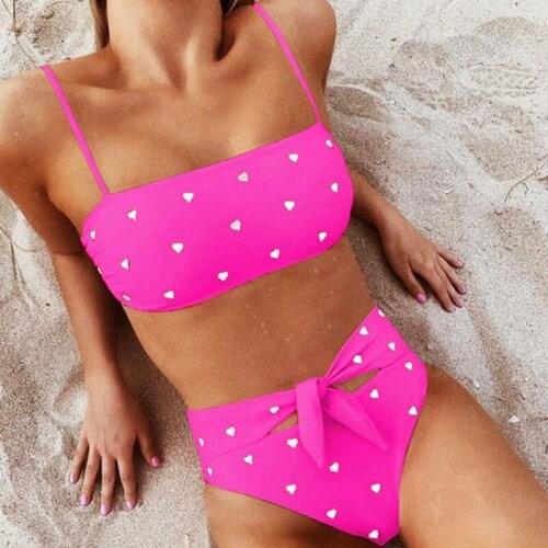 Summer Ladies Bikini Suit Fashion push-ups Triangle Swimsuit Bikini Beach Casual Sleeveless Strap Bikini
