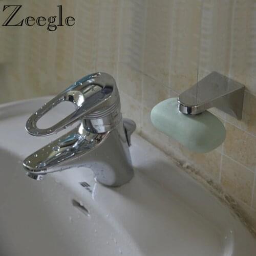 Home Bathroom Magnetic Soap Storage Holder Soap Container Dispenser Wall Attachment Adhesion Soap Organization Shelves & Holders