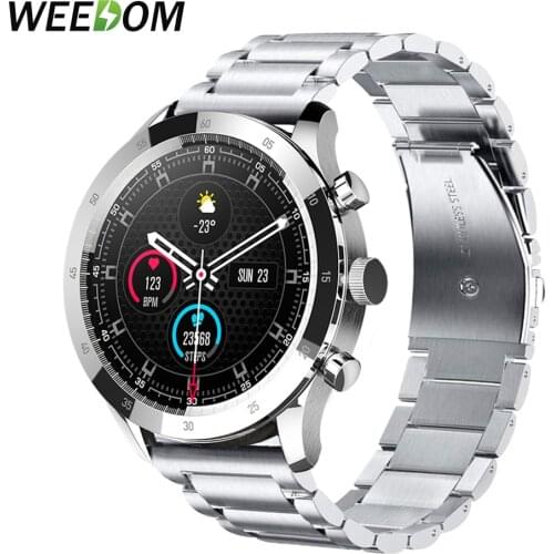 MELANDA 2021 Luxury Steel Smart Watch Men 360*360 IPS Full Touch Multi-Sports Heart Rate Blood Pressure Monitor Male Smartwatch